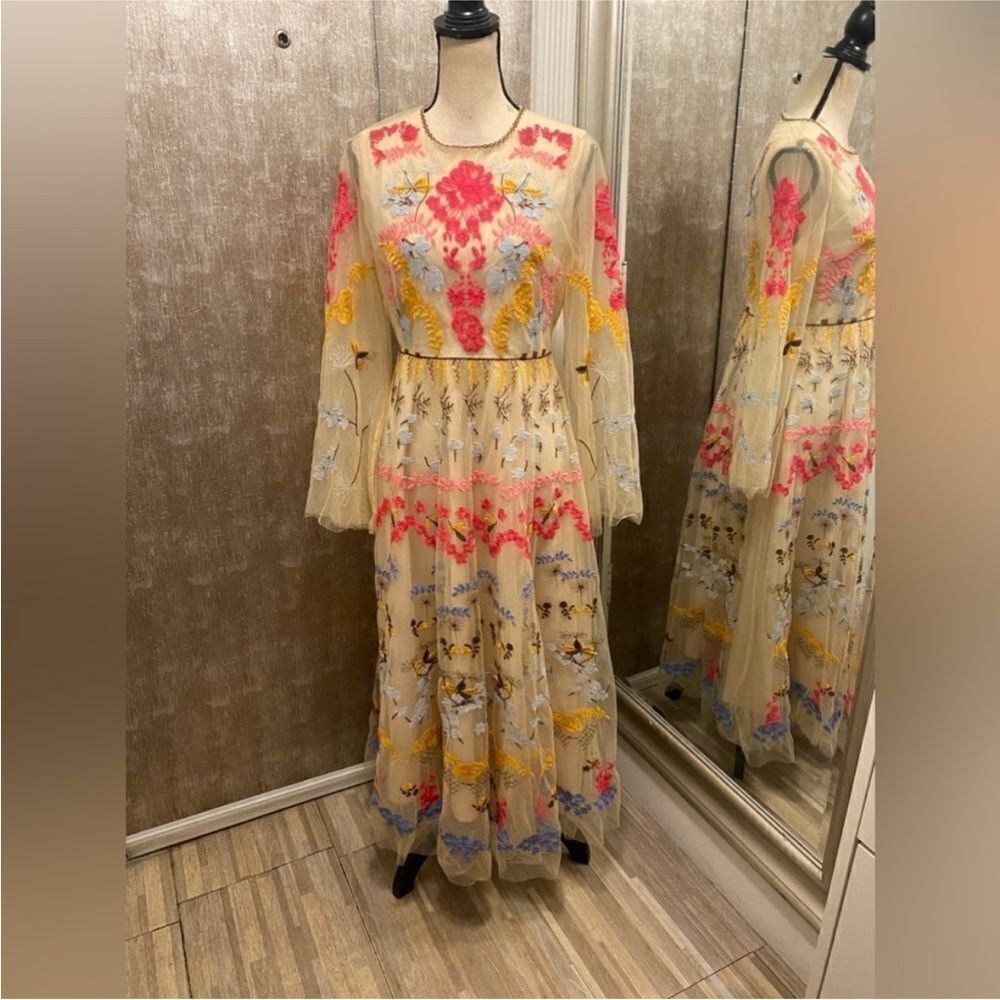 Floral Embroidered Maxi Dress - Picture 5 of 15